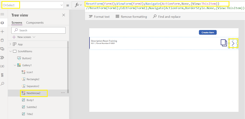 Create Reusable Form Control in PowerApps